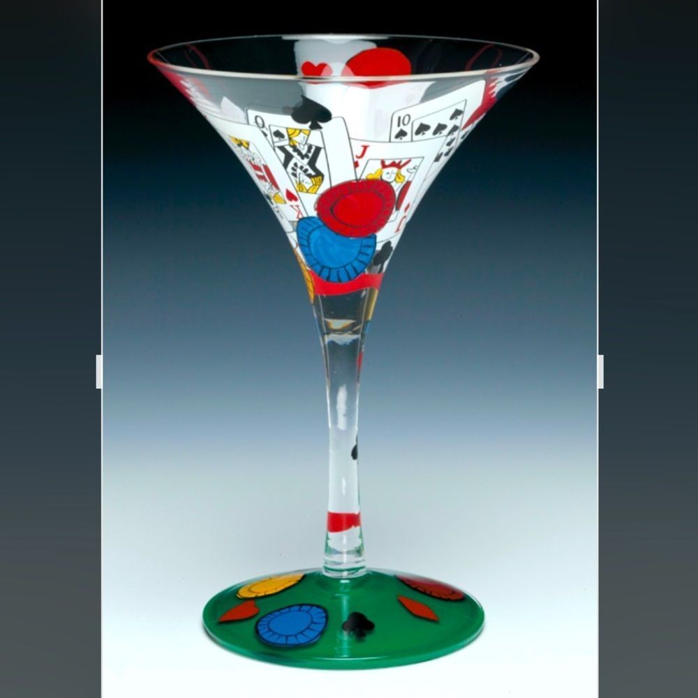 Lolita Pokertini Martini Glassware